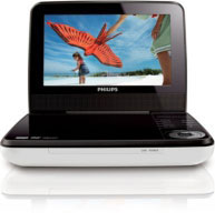 Philips PD7030 LCD de 18cm/ 7  y tiempo de reproduccin de 3horas Reproductor de DVD porttil (PD7030/12)